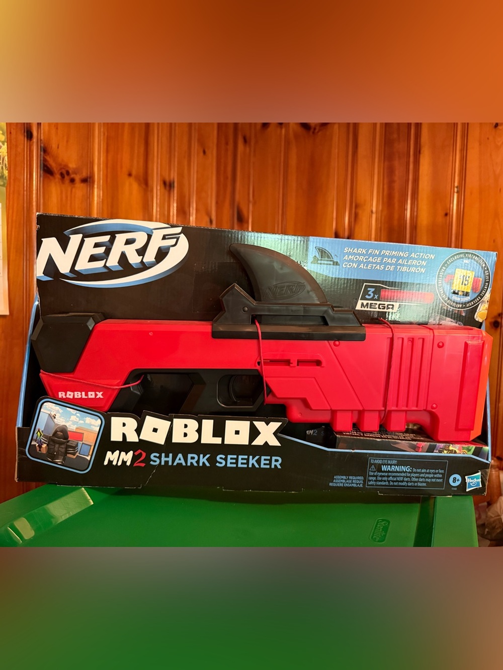 Nerf Roblox Shark Seeker Mega Dart Blaster - Red